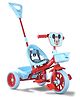 Babyhug Disney Mickey Kids Tricycle with Parental Push Handle- Red & Light Blue| Antislip Pedals| Puncture Proof Wheels| Easy Assembling| Foldable Footrest| Toy for 2 to 5 year| Gifting Option