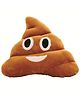 Skylofts Happy Emoticon Cushion - Brown