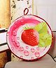 Skylofts Strawberry Fruit Shape Cushion - Pink