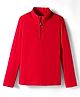 Pine Kids Cotton Lycra Knit Full Sleeves Solid Color High Neck Top - Red