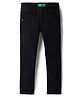 UCB Cotton Woven Full Length Solid Colour Jeans - Black