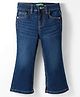 UCB Woven Full Length Solid Colour Jeans - Blue