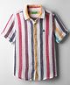 UCB 100% Cotton Woven Full Sleeves Striped Shirt - Multicolour