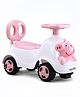 Peppa Deluxe Manual Push Ride-On with LED Lights & Music -Pink| Secret Storage| Toy for 1 to 4 Years Boys & Girls| Durable Non-Toxic Material| Comfortable Seat| Activity Gift| Foot-to-Floor Operation