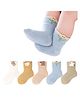 SYGA Pack of 5 Cotton Bear & Flower Printed Socks - multi Colour