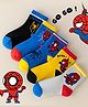 SYGA Pack of 5 Cotton Spider Printed Socks - Multi Colour