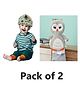 Mihar Baby safety Combo of Baby Helmet and Baby Head Protector Cushion Backpack (Color And Design May Vary)