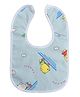 Mihar Essentials Waterproof Feeding Bibs with Snap Button Closure Animal Print Pack of 2- Multicolour (Print May Vary)
