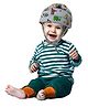 Mihar Essentials Adjustable Cushioned Baby Safety Helmet Blue Jungle-Colour & Design May Vary