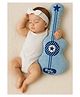 MIHAR ESSENTIALS Baby Soft Guitar Pillow Plush Toy, Pillow & Decorative Cushion Pillow, Gift for Babies (Blue) Height 42 Cm