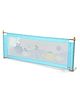 Comfy Bed Rail Guard for Baby/Kids Safety - Portable & Foldable Bed Rail (Blue)