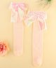 KIDLINGSS Bow Applique Detailed Socks - Light Pink
