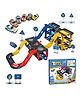 Elecart DIY Track Puzzle Set  58 PCS City Parking Lot Toy with Light-Up Mini Car | Creative STEM Construction Toy for Boys | Educational Plastic Racing Playset for Kids Age 3+
