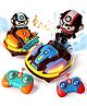 Elecart RC Bumper Car Toy Set for Kids  Type-C Rechargeable 2.4GHz Remote Control Battle Cars with Light, Music & Spray | 2 Player Racing Game for Boys & Girls Age 3-10 | Birthday & Christmas Gift