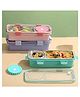 Elecart Kids Stainless Steel Lunch Box Leakproof | 2 Compartment Bento Tiffin Box with Inner Container | BPA-Free | School Lunch Box for Kids Boys Girls | Dishwasher Safe | 750ml