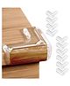 KidDough Corner Protector for Furniture, Table Edge Guards, L Shape, 10 Pack, Baby Safety Corner Cushions
