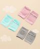 SYGA 3 Pairs Cotton Solid Knee Pad - Grey & Green & Pink