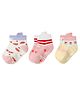 SYGA Pack of 3 Cotton Watermelon & Flower Printed Socks - Multi Colour