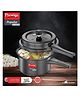 Prestige Popular Svachh Hard Anodised Pressure Cooker(3.0 L, Black, Deep Lid-Controls Spillage)