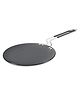 Prestige Hard Anodised Plus Cookware Induction Base Roti Tawa | Black | 22.5cm | Perma-Cool Handles | Wide Base | Hand Washable