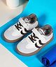 TRUFFLE COLLECTION Colour Blocked WIth Lace Up & Velcro Closure Shoes - Brown
