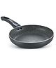 Prestige Non-Stick Omega Deluxe Granite Fry Pan | 24 Centimetre | Black | Induction Base | 5 Layer Non-Stick Cookware | Dishwasher Safe | 2-Layer Metallic Finish