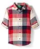UCB Cotton Woven Full Sleeves Shirt With Checks - Red