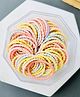 Radhya accessories Set Of 60 Solid Rubber Bands - Multi Colour