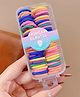 Radhya accessories Set Of 60 Solid Rubber Bands - Multi Colour