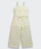 Tiny Girl Woven Sleeveless Geometric Printed Jumpsuit - Pink