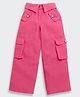 Tiny Girl Denim Woven Solid Cargo Pants - Rani