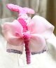 FOLLOW THE NEEDLE Mermaid Sequins Embellished & Bow Applique Detailed Hair Band - Pink