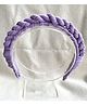 FOLLOW THE NEEDLE Spiral Designed Hair Band - Purple