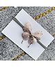 FOLLOW THE NEEDLE Butterfly Applique Detailed & Glitter Designed Soft Headband - Pink