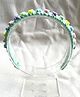 FOLLOW THE NEEDLE Stars Embellished Hair Band - Mint Green