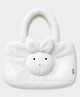 Mi Arcus Plush Rabbit Face Designed Handbag - White