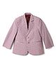 Tales & Stories Cotton Woven Full Sleeves Checked Blazer - Wine