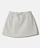 Tales & Stories Cotton Woven Solid Skirt - White