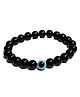 Kailash Creation Evil Eye Adjustable Stretch Fit Bracelet for Women - Black | Pack of 1