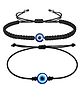 Kailash creation Evil Eye Black Thread Nazariya Bracelet for Protection & Good Luck | Pack of 2