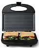 Prestige PGMFB 800 Watt Grill Sandwich Toaster with Fixed Grill Plates, Black