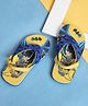 Kidsville Dc Comics Featuring Batman Printed Flip Flops - Blue & Yellow
