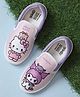 Kidsville Hello Kitty Featuring Character Designed Slip On Shoes - Purple