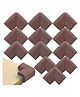 Baby Miniature L-Shaped Baby Safety Corner Protector Pack Of 12 - Brown