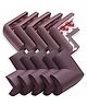 Baby Miniature L-Shaped Baby Safety Corner Protector Pack Of 10 - Brown