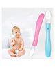 Baby Miniature Premium Safe Feed Silicone Feeding with Ultra-Soft | BPA Free Self Feeding Utensil | Baby Weaning Spoon for Kids 4 Months+ (Set of 2, Multicolor)