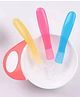 Baby Miniature Premium Safe Feed Silicone Feeding with Ultra-Soft | BPA Free Self Feeding Utensil | Baby Weaning Spoon for Kids 4 Months+ (Set of 3 Multicolor)