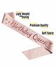 Baby Miniature Birthday Queen Sash Pink - 80 cm