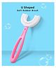 Baby Miniature U - Shape Toothbrush - pink