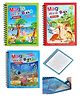Magic Water Painting Book For Kids With Magical Water Doodle Pen (Pack of 3 Design May Vary) - English